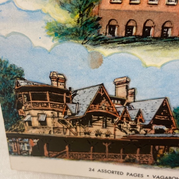 MCM Vintage Hartford Connecticut Notepad Vagabond 24 CT tourist stationery paper - Picture 10 of 15